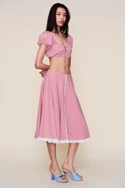 Ravello Gingham Skirt