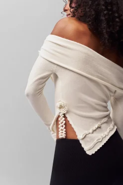 Soler Fold Over Knit Top
