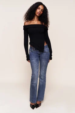 Soler Fold Over Knit Top